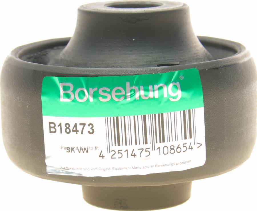 Borsehung B18473 - Сайлентблок, рычаг подвески колеса autospares.lv