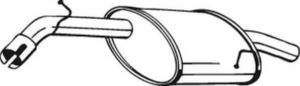 Bosal 141-139 - Глушитель выхлопных газов, конечный autospares.lv