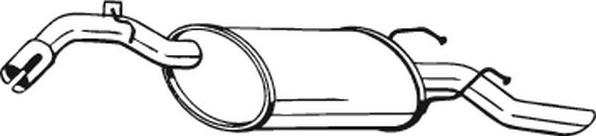 Bosal 141-213 - Глушитель выхлопных газов, конечный autospares.lv