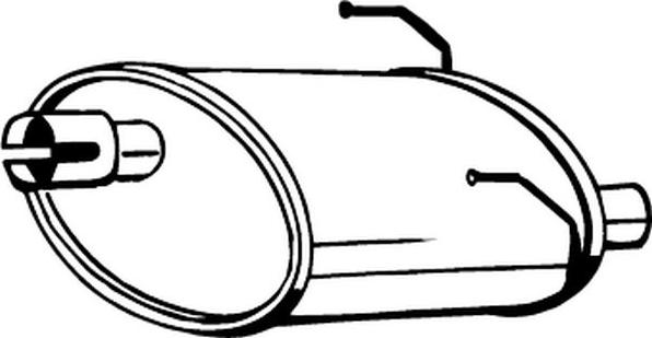 Bosal 148-253 - Глушитель выхлопных газов, конечный autospares.lv