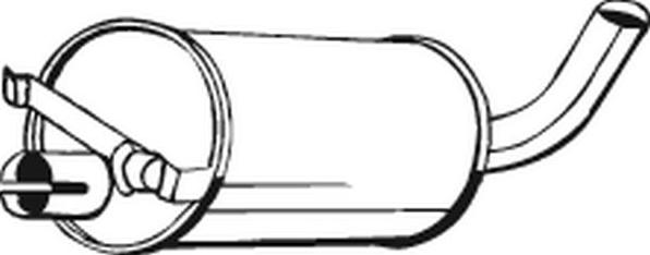 Bosal 235-909 - Средний глушитель выхлопных газов autospares.lv