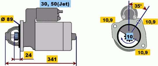 BOSCH 9 000 143 601 - Стартер autospares.lv