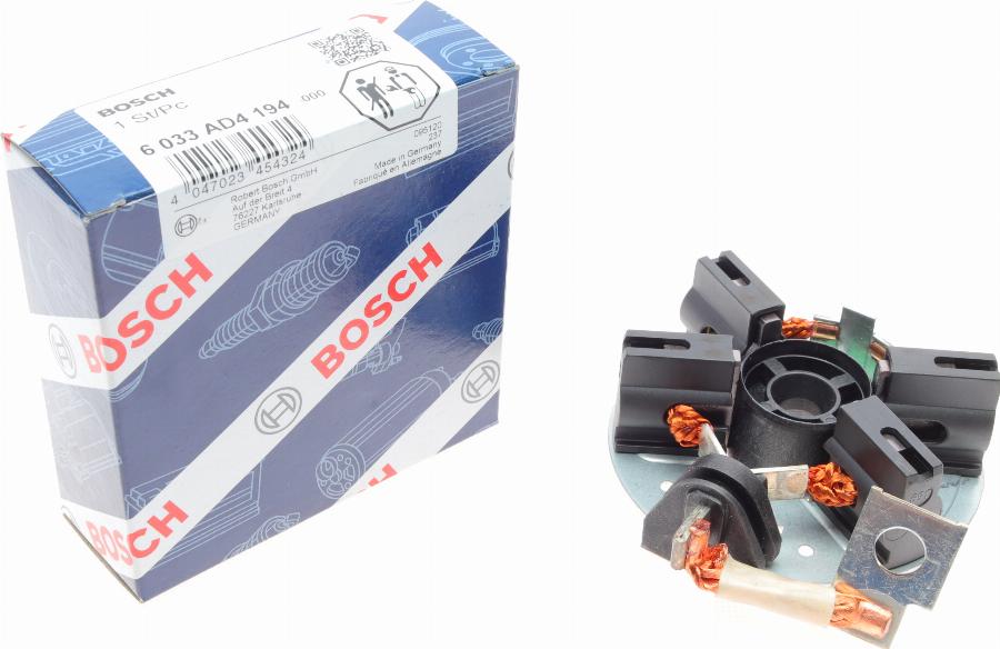 BOSCH 6 033 AD4 194 - Кронштейн, угольная щетка autospares.lv