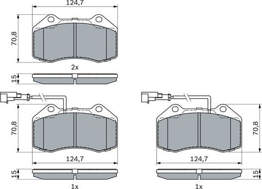 BOSCH 0 986 494 903 - Тормозные колодки, дисковые, комплект autospares.lv