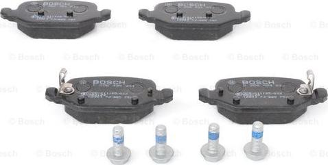 BOSCH 0 986 494 934 - Тормозные колодки, дисковые, комплект autospares.lv