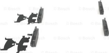 BOSCH 0 986 494 931 - Тормозные колодки, дисковые, комплект autospares.lv