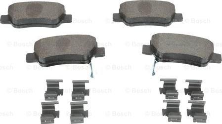 BOSCH 0 986 494 933 - Тормозные колодки, дисковые, комплект autospares.lv