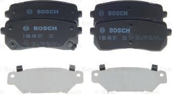 BOSCH 0 986 494 971 - Тормозные колодки, дисковые, комплект autospares.lv