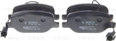 BOSCH 0 986 494 466 - Тормозные колодки, дисковые, комплект autospares.lv