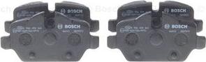 BOSCH 0 986 494 461 - Тормозные колодки, дисковые, комплект autospares.lv