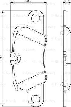 BOSCH 0 986 494 431 - Тормозные колодки, дисковые, комплект autospares.lv