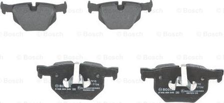 BOSCH 0 986 494 540 - Тормозные колодки, дисковые, комплект autospares.lv