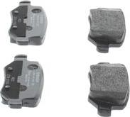 BOSCH 0 986 494 569 - Тормозные колодки, дисковые, комплект autospares.lv