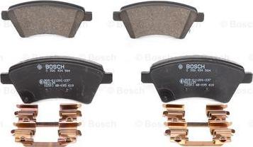 BOSCH 0 986 494 584 - Тормозные колодки, дисковые, комплект autospares.lv