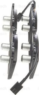 BOSCH 0 986 494 539 - Тормозные колодки, дисковые, комплект autospares.lv