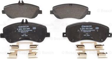 BOSCH 0 986 494 648 - Тормозные колодки, дисковые, комплект autospares.lv