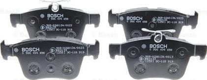 BOSCH 0 986 494 658 - Тормозные колодки, дисковые, комплект autospares.lv