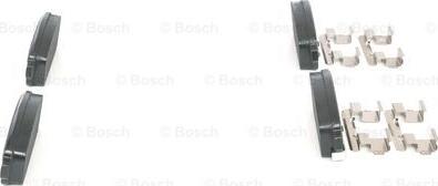 BOSCH 0 986 494 666 - Тормозные колодки, дисковые, комплект autospares.lv