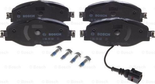 BOSCH 0 986 494 660 - Тормозные колодки, дисковые, комплект autospares.lv