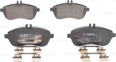 BOSCH 0 986 494 667 - Тормозные колодки, дисковые, комплект autospares.lv