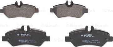 BOSCH 0 986 494 601 - Тормозные колодки, дисковые, комплект autospares.lv