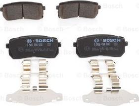 BOSCH 0 986 494 608 - Тормозные колодки, дисковые, комплект autospares.lv