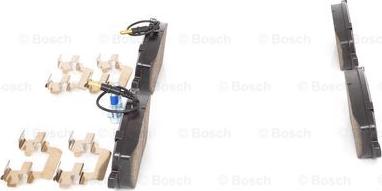 BOSCH 0 986 494 615 - Тормозные колодки, дисковые, комплект autospares.lv