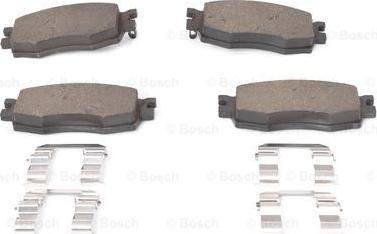 BOSCH 0 986 494 617 - Тормозные колодки, дисковые, комплект autospares.lv