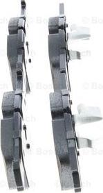 BOSCH 0 986 494 689 - Тормозные колодки, дисковые, комплект autospares.lv