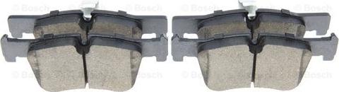 BOSCH 0 986 494 689 - Тормозные колодки, дисковые, комплект autospares.lv