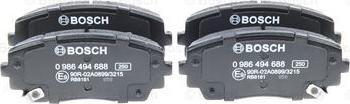 BOSCH 0 986 494 688 - Тормозные колодки, дисковые, комплект autospares.lv