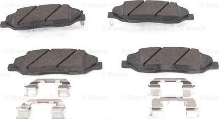 BOSCH 0 986 494 631 - Тормозные колодки, дисковые, комплект autospares.lv