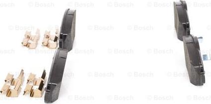 BOSCH 0 986 494 638 - Тормозные колодки, дисковые, комплект autospares.lv