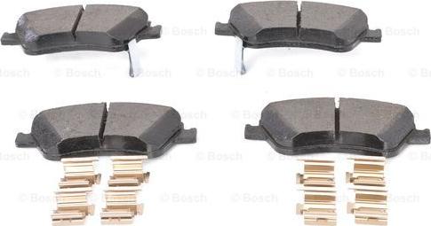 BOSCH 0 986 494 638 - Тормозные колодки, дисковые, комплект autospares.lv