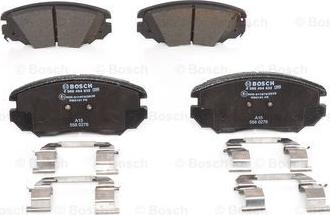 BOSCH 0 986 494 632 - Тормозные колодки, дисковые, комплект autospares.lv