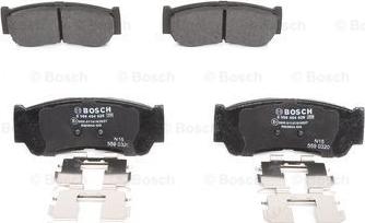 BOSCH 0 986 494 628 - Тормозные колодки, дисковые, комплект autospares.lv