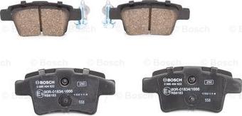 BOSCH 0 986 494 622 - Тормозные колодки, дисковые, комплект autospares.lv