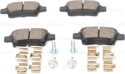 BOSCH 0 986 494 622 - Тормозные колодки, дисковые, комплект autospares.lv