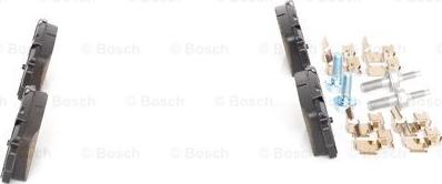 BOSCH 0 986 494 622 - Тормозные колодки, дисковые, комплект autospares.lv