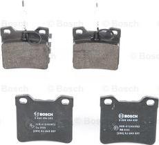 BOSCH 0 986 494 055 - Тормозные колодки, дисковые, комплект autospares.lv