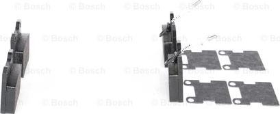 BOSCH 0 986 494 055 - Тормозные колодки, дисковые, комплект autospares.lv