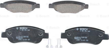 BOSCH 0 986 494 065 - Тормозные колодки, дисковые, комплект autospares.lv