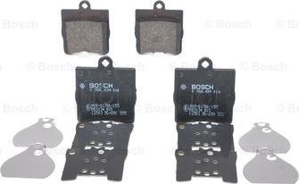 BOSCH 0 986 494 016 - Тормозные колодки, дисковые, комплект autospares.lv