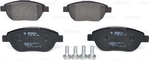 BOSCH 0 986 494 038 - Тормозные колодки, дисковые, комплект autospares.lv