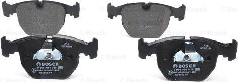 BOSCH 0 986 494 028 - Тормозные колодки, дисковые, комплект autospares.lv