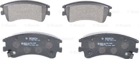 BOSCH 0 986 494 079 - Тормозные колодки, дисковые, комплект autospares.lv