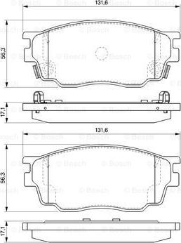 BOSCH 0 986 494 078 - Тормозные колодки, дисковые, комплект autospares.lv