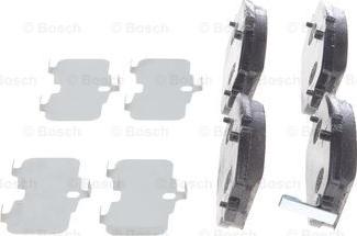 BOSCH 0 986 494 190 - Тормозные колодки, дисковые, комплект autospares.lv