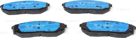 BOSCH 0 986 494 143 - Тормозные колодки, дисковые, комплект autospares.lv