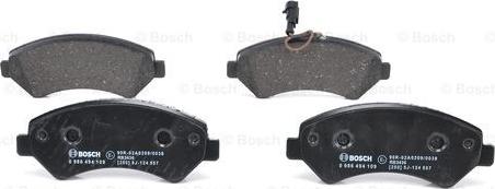 BOSCH 0 986 494 109 - Тормозные колодки, дисковые, комплект autospares.lv